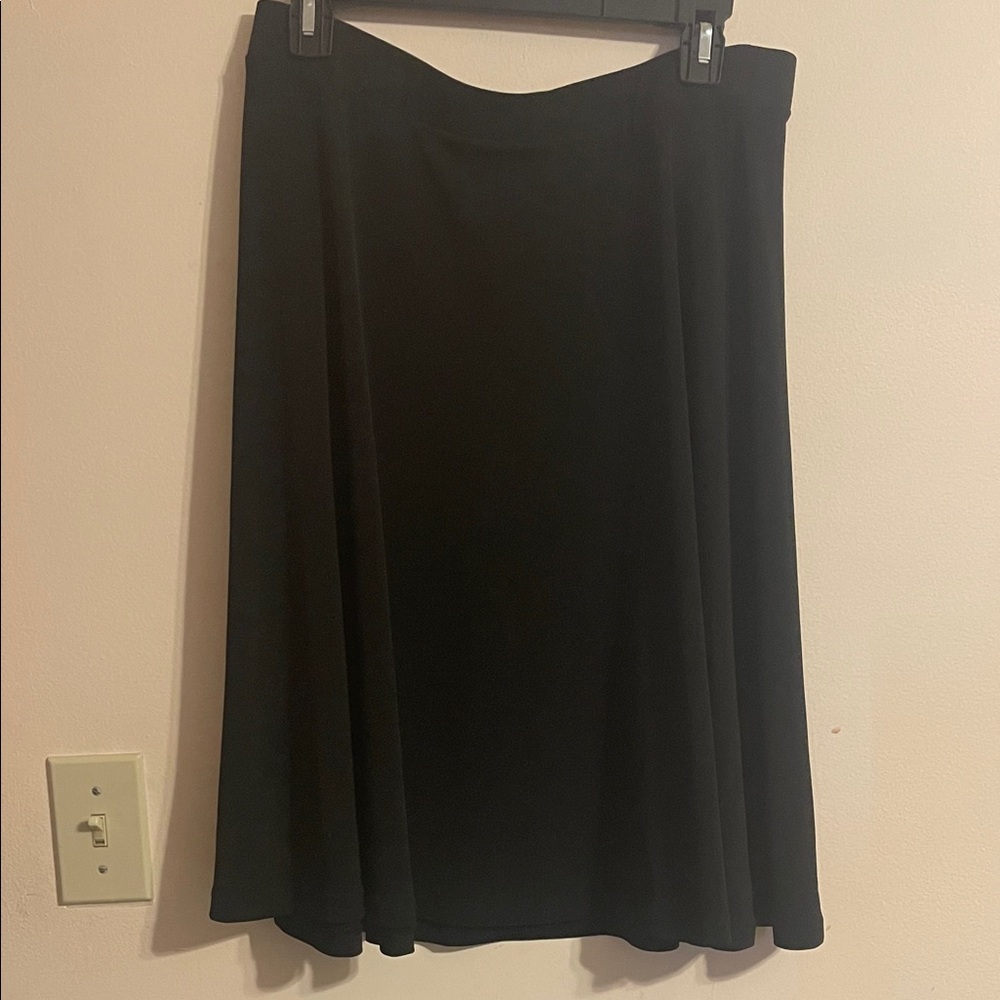 George Classic Black A-Line Skirt